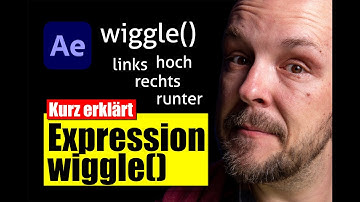 After Effects: wiggle() - EXPRESSION - in alle / in eine Richtung - Tutorial - deutsch