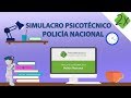 Test psicotécnico Policía Nacional corregido