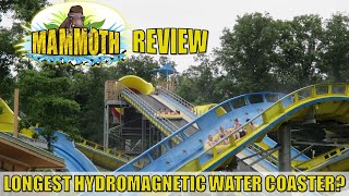 Mammoth Review, Splashin' Safari Water Coaster | World's Longest Hydromagnetic Water Coaster