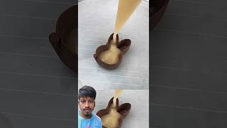 How to make easter bunny chocolate praline; Comedian Fun 🤣🤣🤣 #funny #viralshorts #shorts