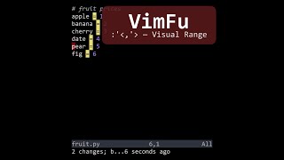 VimFu — :' less-than ,' greater-than — Visual Range
