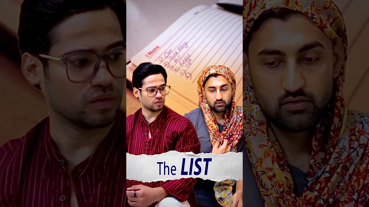 The LIST… | A Short Film On Dowry | YT #shorts daily | Funyaasi #shortsvideos