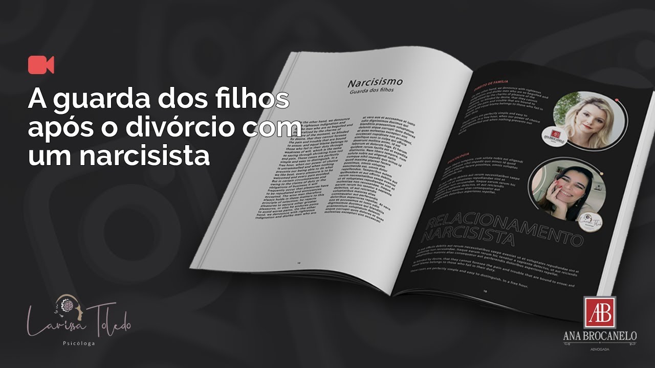 A guarda dos filhos após o divórcio com uma pessoa narcisista.