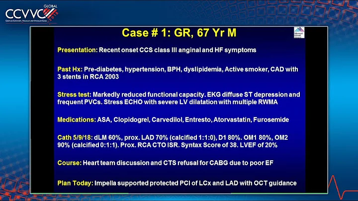 Impella Protected PCI of LCx and LAD with OCT Guidance - 2018 CCC Live Case 1