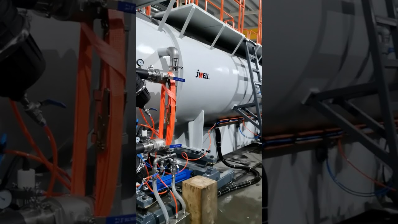 HDPE630-1200mm solid pipe machine testing in JWELL factory (infzz@jwell.cn)