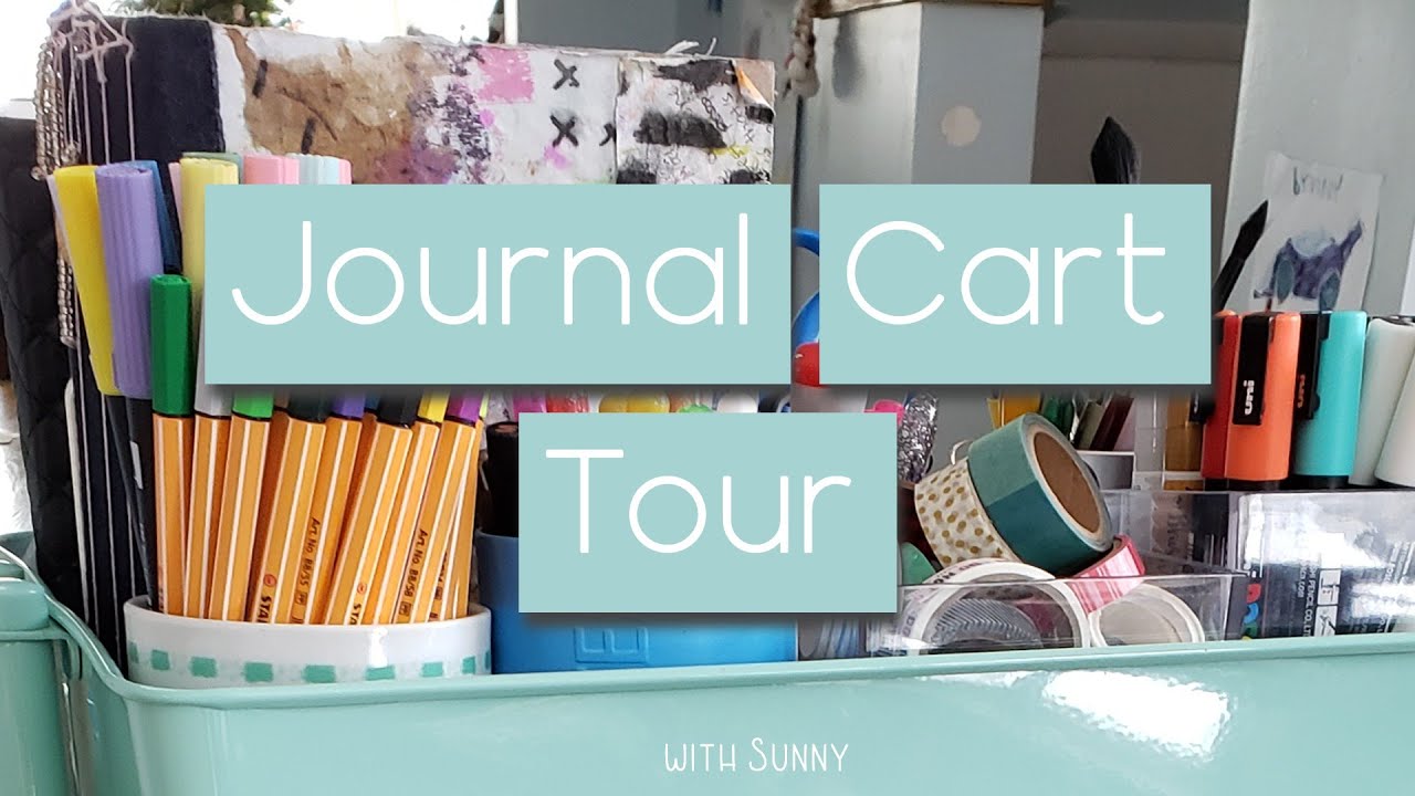 Journaling Cart - Take a Tour of my Journal Cart With Me