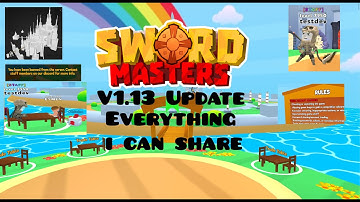 All the info I can share about Update V1.13 | Swordmasters.io