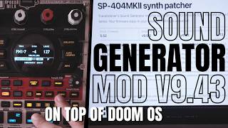 TraceListener's Sound Generator Mod + DOOM OS on SP404 MK2 - Good Stability so far 👌