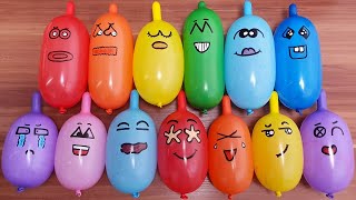 Fluffy Slime With Colorful Funny Balloons Satisfying Asmr #1622