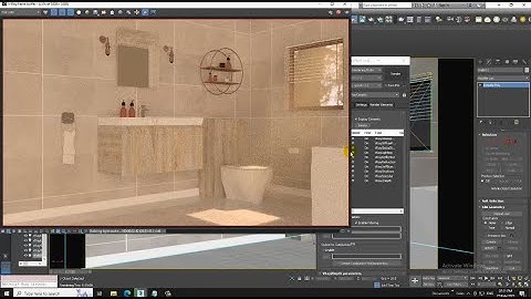 3DsMax Tutorials, Learn Lighting a Bathroom from Scratch in 3dsmax.( Part 13)