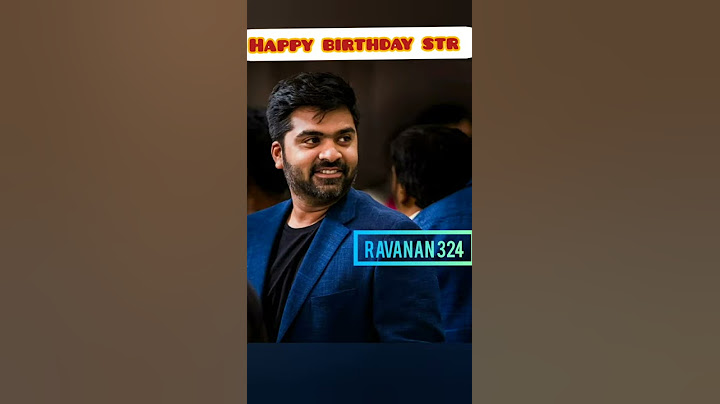 Happy birthday Str