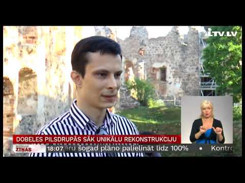 Videó: Dobelei kastély (Zemgalu pilskalns un Dobeles pilsdrupas) leírása és fotók - Lettország: Dobele