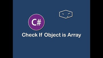 check if object is array in c#