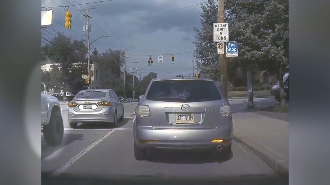 videos for cats Video shows a car nearly cutting off a Pittsburgh fire truck
