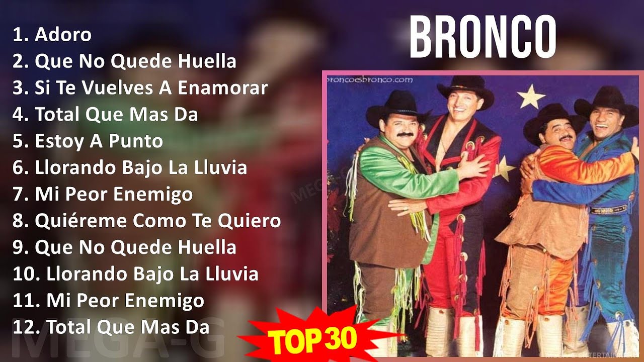 B R O N C O MIX Best Hits 1980s Music Top Cumbia Latin South b-r-o-n-c-o-mix-best-hits-1980s-music-top-cumbia-latin-south