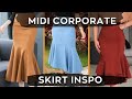 Stylish corporate skirt inspomidi corporate skirt designskirt midiskirts midiskirt sewwithbema