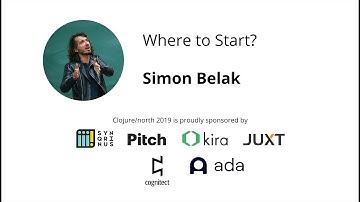 Where to Start? - Simon Belak