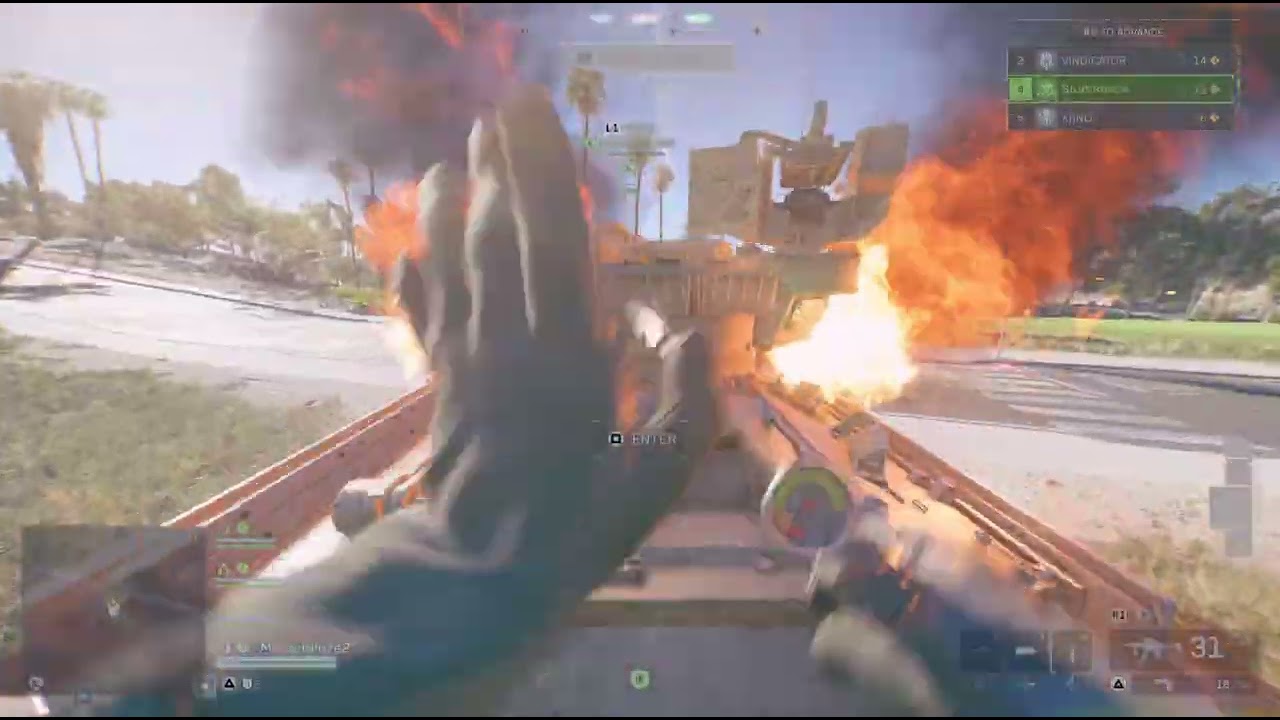 stupid idiot trys to shoot tanks