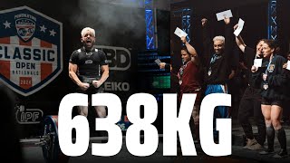 Wascar Carpio | 638kg Total 59kg Class | Powerlifting America Nationals