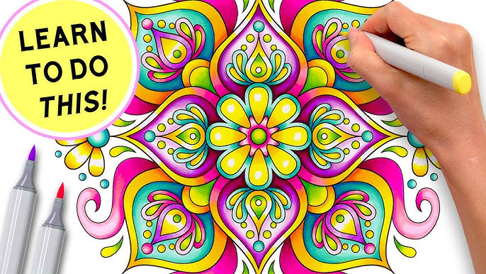 EASY Adult Coloring Techniques to INSTANTLY improve your art