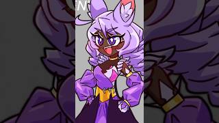 A tiny bat that can turn into a sassy small lady #art #digitalart #drawing