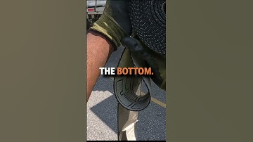 How to easily throw a strap over a high load