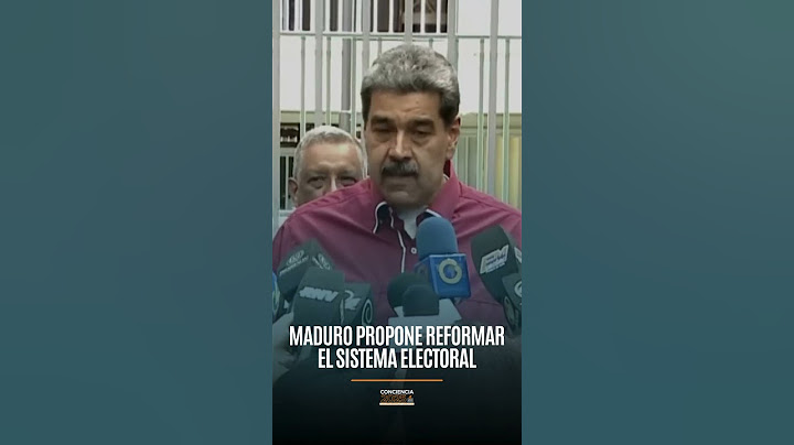 Maduro propone  “modernizar y ampliar” el sistema electoral