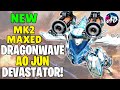 DRAGON WAVE! MAX AO JUN DEVASTATOR Gameplay | War Robots MK2 Gameplay WR