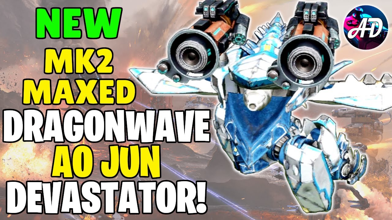 DRAGON WAVE! MAX AO JUN DEVASTATOR Gameplay | War Robots MK2 Gameplay WR