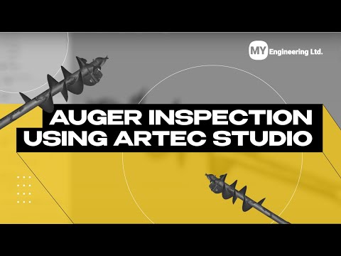 Auger Inspection with The Artec Studio - My Engineering
