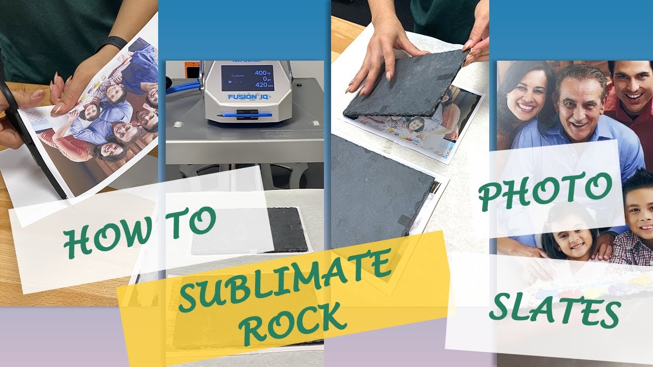 How to Sublimate Rock Photo Slates - Blanks
