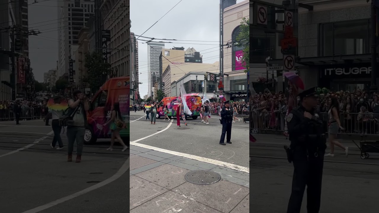 San Francisco Pride Parade 2023 | Stilt walkers