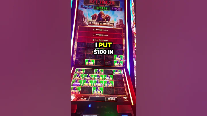 Buffalo Ultimate Stampede – My First Spin Hit Big! #casinotips  #slotmachine