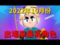 【荒野亂鬥】10月份出場率最高角色！難道新鮮感一過了就no love了嗎？！Brawl Stars