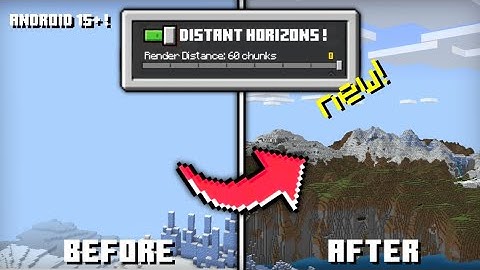 ✓MCPE | Further render distance mod! | access options.txt on Android 14/15+ devices! | No Root | NEW