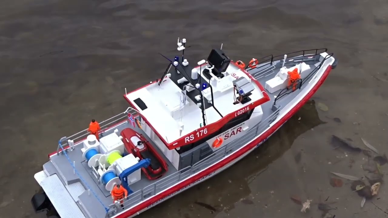 Testfahrt Ulstein RS SAR Ulstein Klasse Norwegen Norway RC Boat Boot 