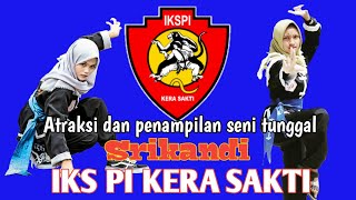 Penampilan jurus dan atraksi srikandi ikspi kera sakti