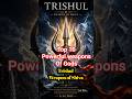 Top 10 powerful weapons of gods #shorts #shortsfeed #trending #top10 #viral #mythology #hinduism