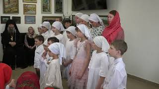 Выступление воскресной школы храма Рождества Христова г.  Арсеньева