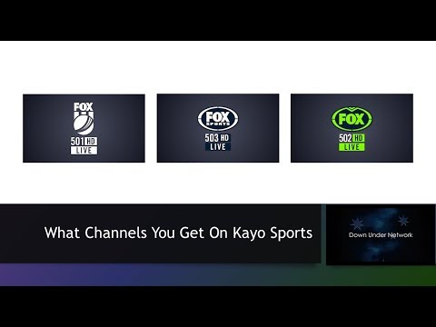 What Channels You Get On Kayo Sports