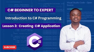Lesson 3:  Creating C# Application | C# Beginner to Expert Series
