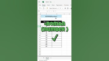 Learn how to use ROMAN Function in ms excel | ms excel | ROMAN Function #excel#exceltips#microsoft