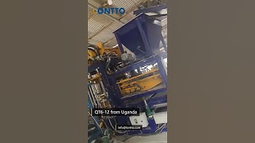 QT6-12 fully hydraulic automatic concrete block making machine #machine