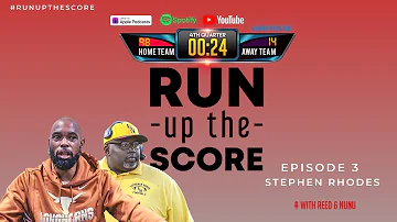 Run Up The Score Podcast Ep 3 w/Financial Advisor Stephen Rhodes Talks Financial Literacy