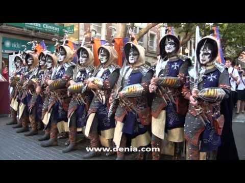 Desfile de Gala Moros y Cristianos Dénia 2013: Filà Creuats