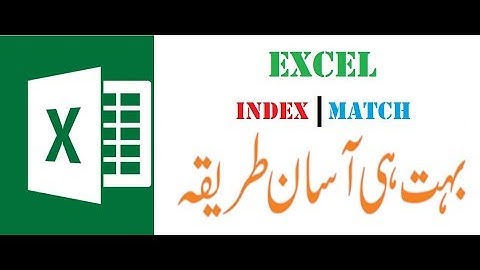 Index + Match Function in Excel - Father of Vlookup || Best Ever Explanation in Urdu / Hindi