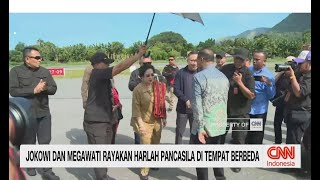 Jokowi Dan Megawati Rayakan Harlah Pancasila di Tempat Berbeda