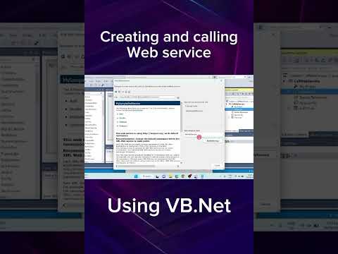 Web Service using VB.Net Tutorial #shorts #vbnet #webservice