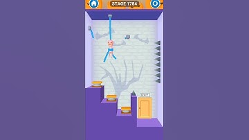 rescue cut rope puzzle stage 1784| rescue cut rope puzzle game for android and iOS #short