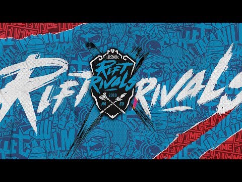 (REBROADCAST) Rift Rivals: NA x EU (2018) | Group Stage Day 1